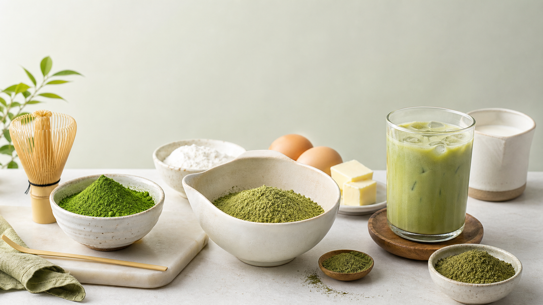Ceremonial culinary and latte grade matcha comparison