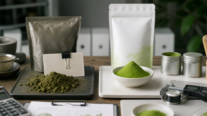 Cheap matcha quality comparison with vibrant premium matcha sample